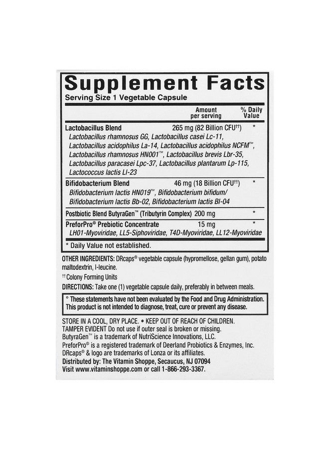 ProBioCare MenaTMs Once Daily Probiotic a Digestive Health a 100 Billion CFU of Probiotics (30 Capsules) - Image 2