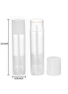 100 Pack 5.5Ml Clear Empty Lip Balm Tubes With White Caps - pzsku/ZC230191BABBE0EA4721BZ/45/_/1720505130/821be202-6c24-447d-9299-ed94904c62c7