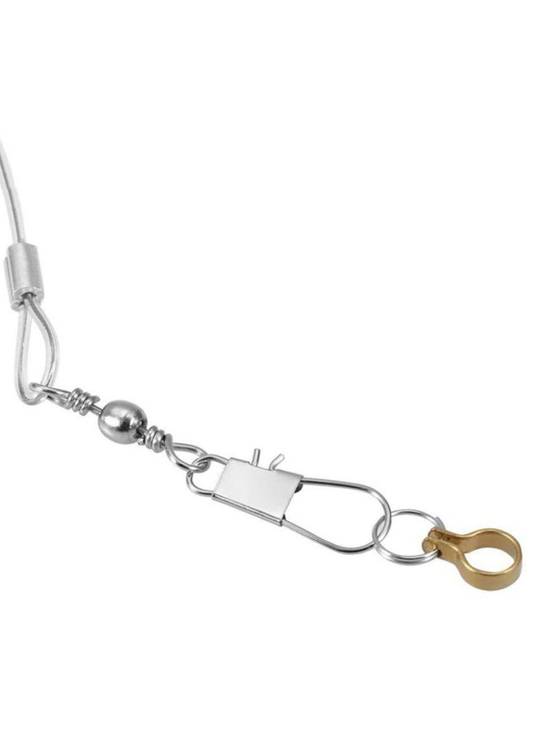 Parrot Flying Rope, 6 Meters Parrot Foot Chain Flying Training Outdoor，Anti-Bite Elastic String Training Harness,Bird Training Rope Bird For Pet,Clear. - Image 3