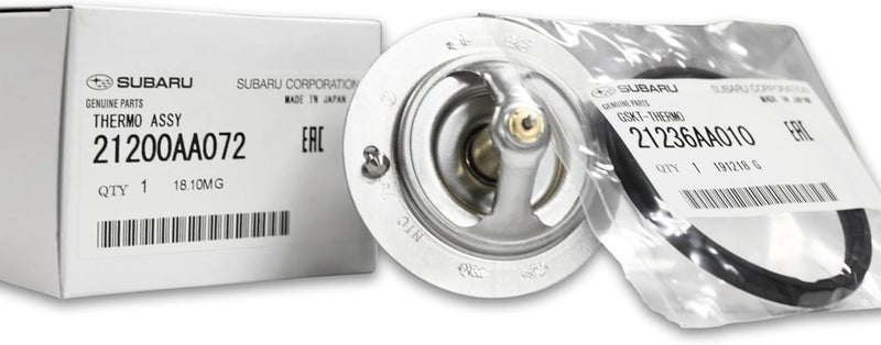 Subaru Genuine Thermostat & Gasket Kit 21200AA072 21236AA010 - Image 1