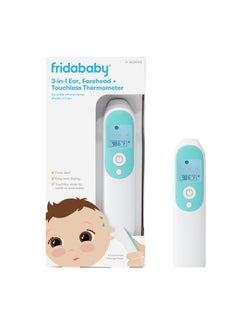 fridababy 3 في 1 ميزان حرارة بالأشعة تحت الحمراء بدون لمس للأذن والجبهة  - Image 1