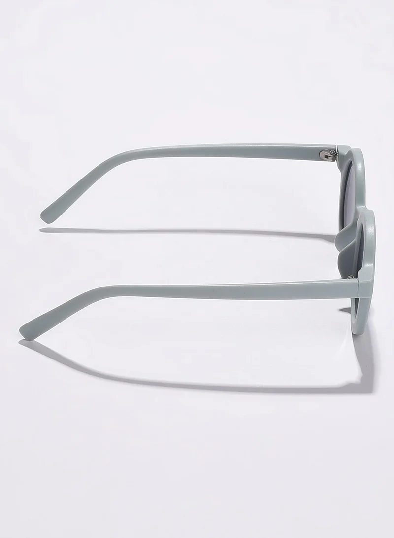 Haute Sauce Grey Lens -Toned Oval Sunglasses