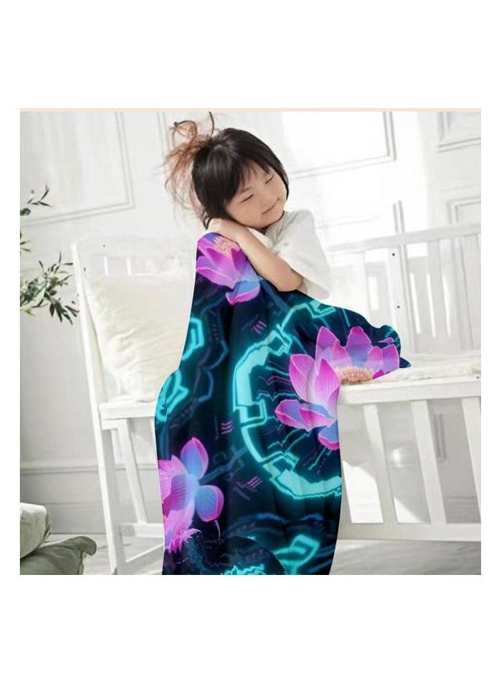 general Flannel thin blanket (warm and comfortable, suitable for sleep, gaming, dust removal and sandproof) 150cm*200cm - 675 - Image 3