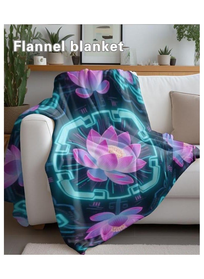 general Flannel thin blanket (warm and comfortable, suitable for sleep, gaming, dust removal and sandproof) 150cm*200cm - 675 - Image 5