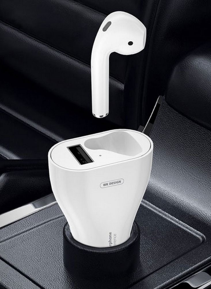 ويكومي شاحن سيارة وسماعة أذن لاسلكية P13 - Image 1