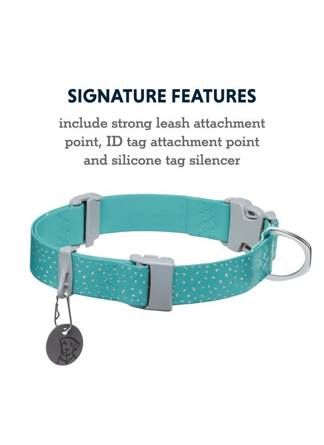 RUFFWEAR Ruffwear, Confluence Dog Collar, Waterproof and Stink Resistant, Aurora Teal, 14"-20"  - Image 3