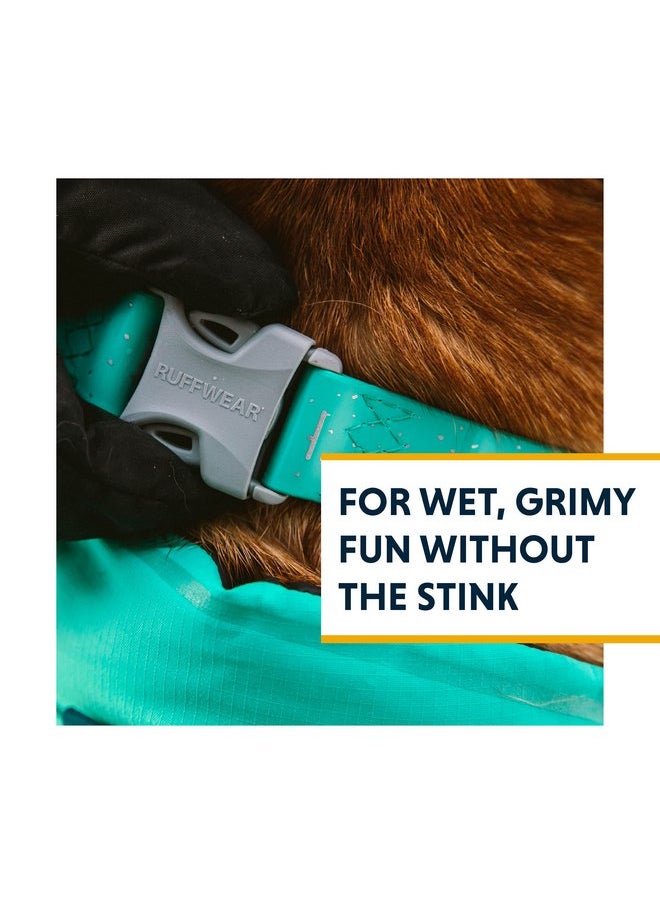 RUFFWEAR Ruffwear, Confluence Dog Collar, Waterproof and Stink Resistant, Aurora Teal, 14"-20"  - Image 1
