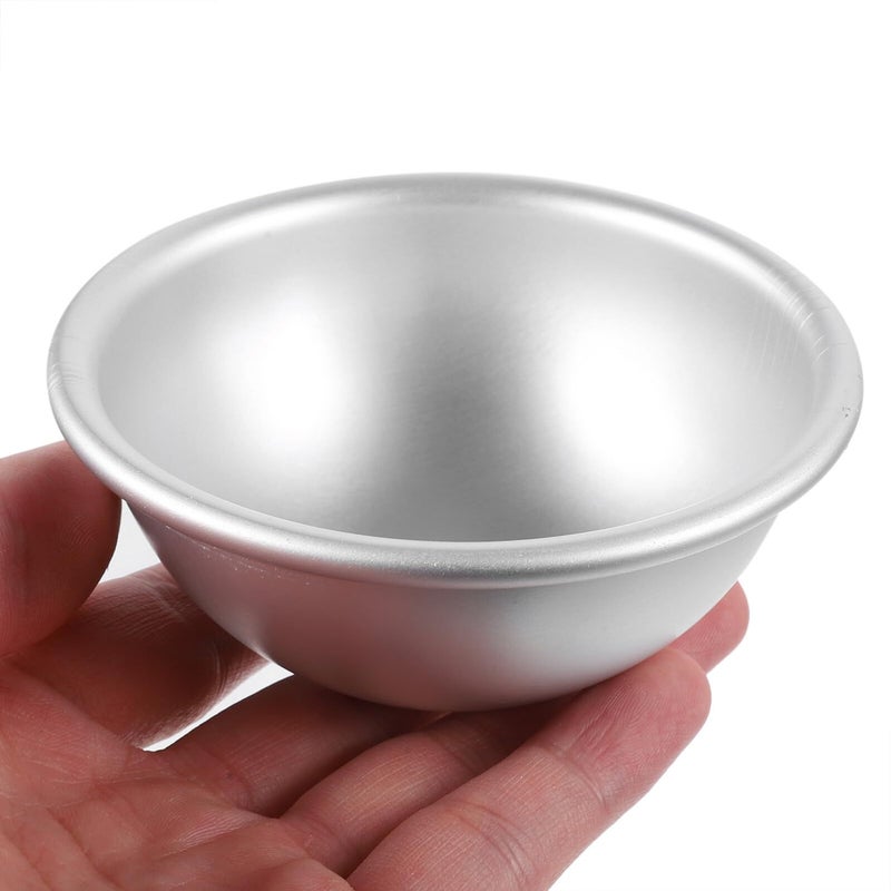 Aluminum Alloy Hemisphere Cake Pan Set 4pcs, Anodized Baking Mold for Dessert Pudding Mousse DIY - Image 5
