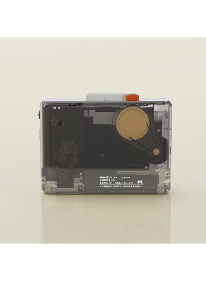 باندا مشغل أشرطة كاسيت محمول باندا 6508، صوت ستيريو عالي الدقة، تصميم كلاسيكي مستوحى من جهاز ووكمان، متوافق مع تقنية بلوتوث. - Image 4