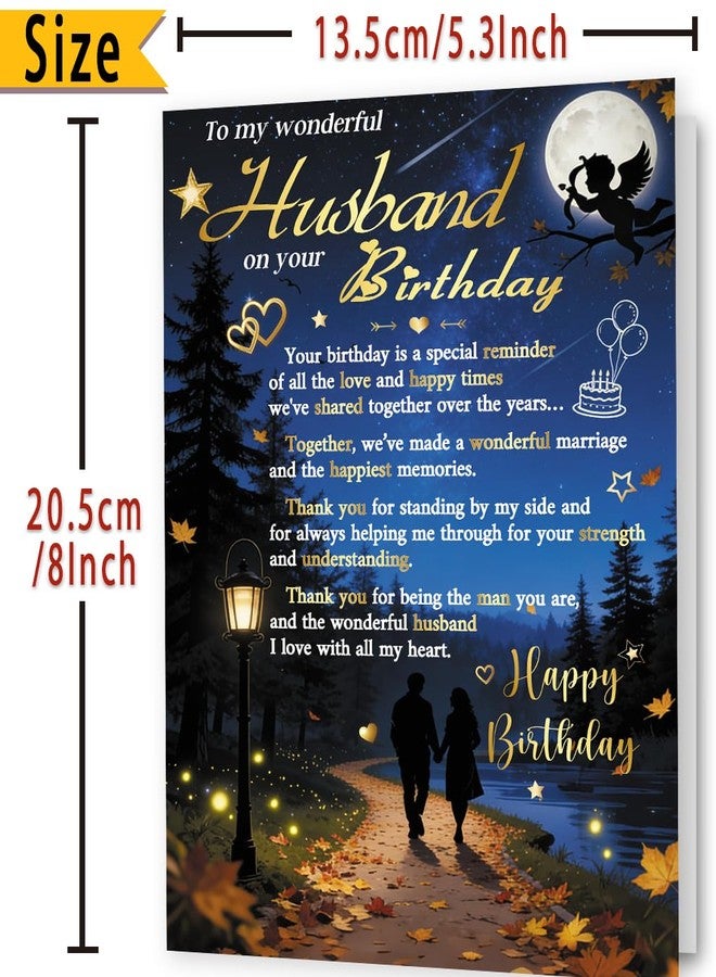 FANCYLUCKY Funny Birthday Card for Husband, Romantic Husband Birthday Card Gifts from Wife, Bday Decoration for Husband - Image 3