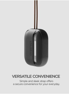 VRS Design Modern for Airpods PRO Case Cover with Leather Strap - Metal Black  - Image 2
