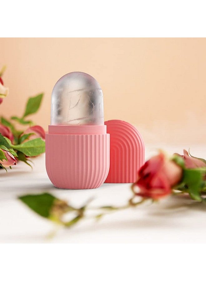 Honeymagic Ice Roller For Face , Neck and Body | For Puffy Eyes, Easy to Use and Carry | Unbreakable and Reusable | Glowing and Clear Skin (Pink) - Image 2