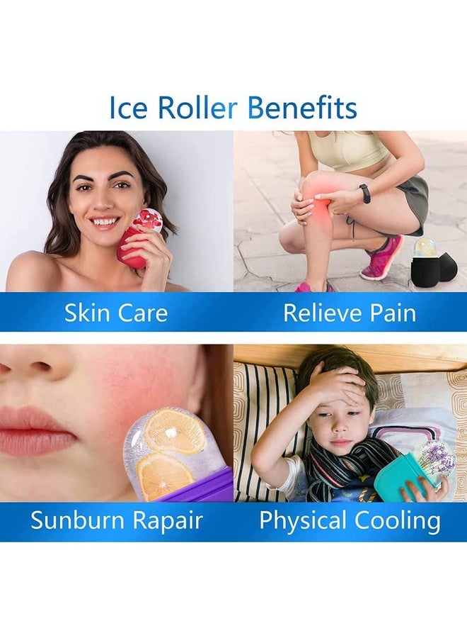 Honeymagic Ice Roller For Face , Neck and Body | For Puffy Eyes, Easy to Use and Carry | Unbreakable and Reusable | Glowing and Clear Skin (Pink) - Image 3