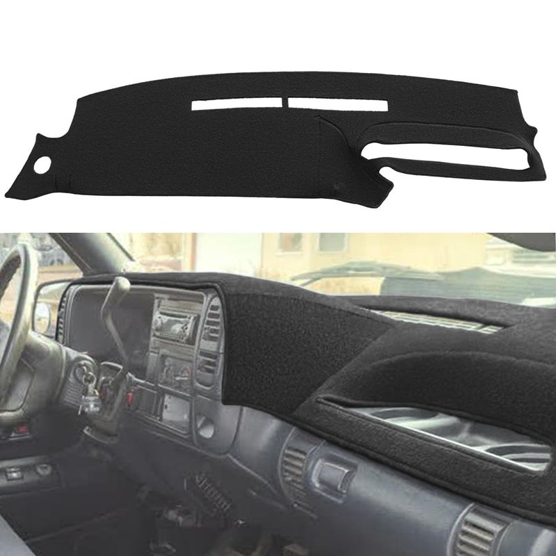 غطاء لوحة القيادة مخصص لسيارات شيفروليه سيلفرادو C1500 C2500 C3500 K1500 K2500 K3500 تاهو سوبربان GMC سييرا يوكون سوبربان بيك أب 1995-1996