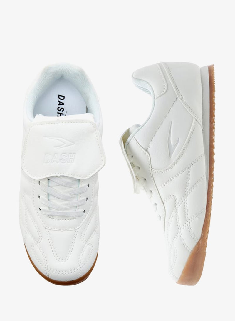 Dash Boys Stitch Detail Sneakers with Lace-Up Closure - Image 3