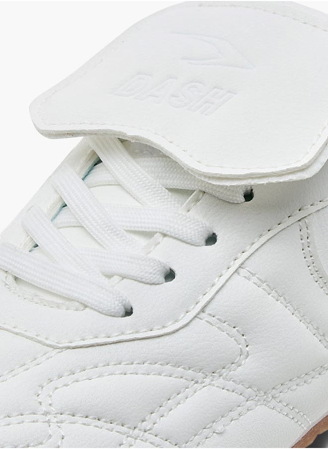 Dash - Boys Stitch Detail Sneakers with Lace-Up Closure - Image 1