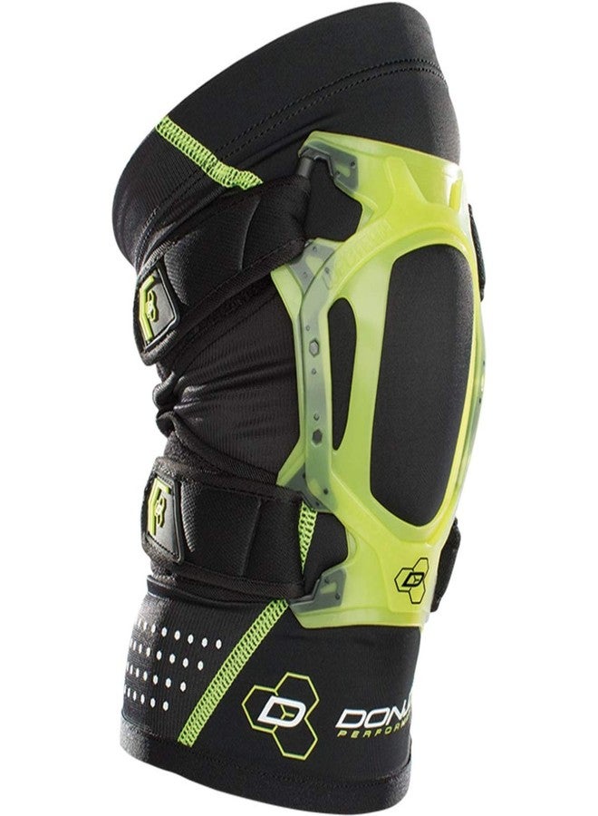 DonJoy Performance WEBTECH Short Knee Support Brace with Compression Undersleeve: Slime Green, Small - Image 1