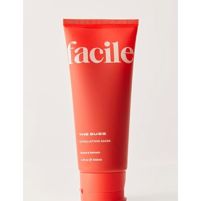 FACILE The Buzz Exfoliating Face Mask, Glycolic Acid, Lactic Acid Salicylic Acid 3.4 fl oz - Image 1