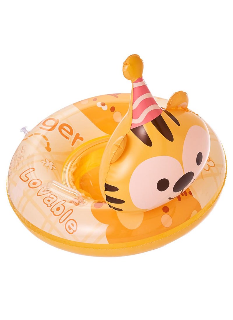 Y&D Baby Swimming Float Ring with Seat, Inflatable Children Waist Float Ring, Baby Free Swimming Ring, Safe and Durable, Pool Tool for The Age of 1-5 Years Kids,Yellow-C 