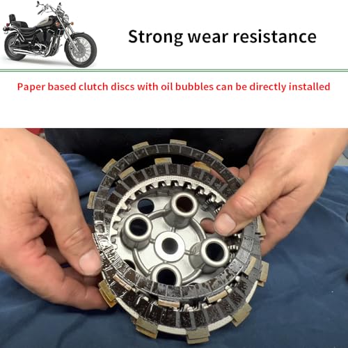WEICHENGXIN Clutch Kit Heavy Duty Springs & Cover Gasket Compatible with Suzuki Intruder 800 VS800GL/GLV 1992-2004 Boulevard S50 VS800 2006-2009 Intruder 700 750 - Image 2