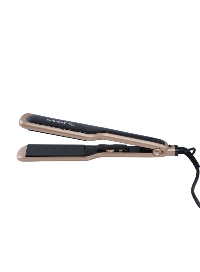 سوناشي أداة فرد الشعر من السيراميك للاستخدام الجاف والرطب طراز SHS-2059 ذهبي/ أسود 315x48.4x39مم - Image 5