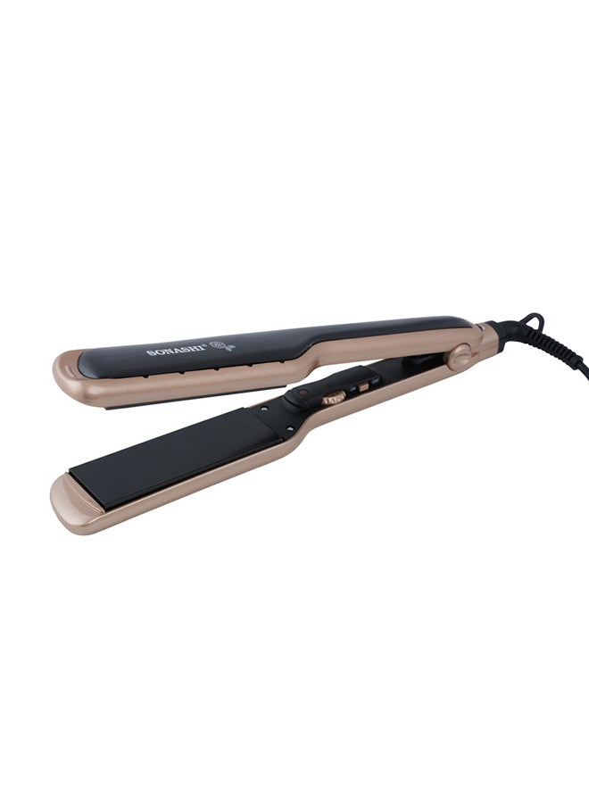 سوناشي أداة فرد الشعر من السيراميك للاستخدام الجاف والرطب طراز SHS-2059 ذهبي/ أسود 315x48.4x39مم - Image 4
