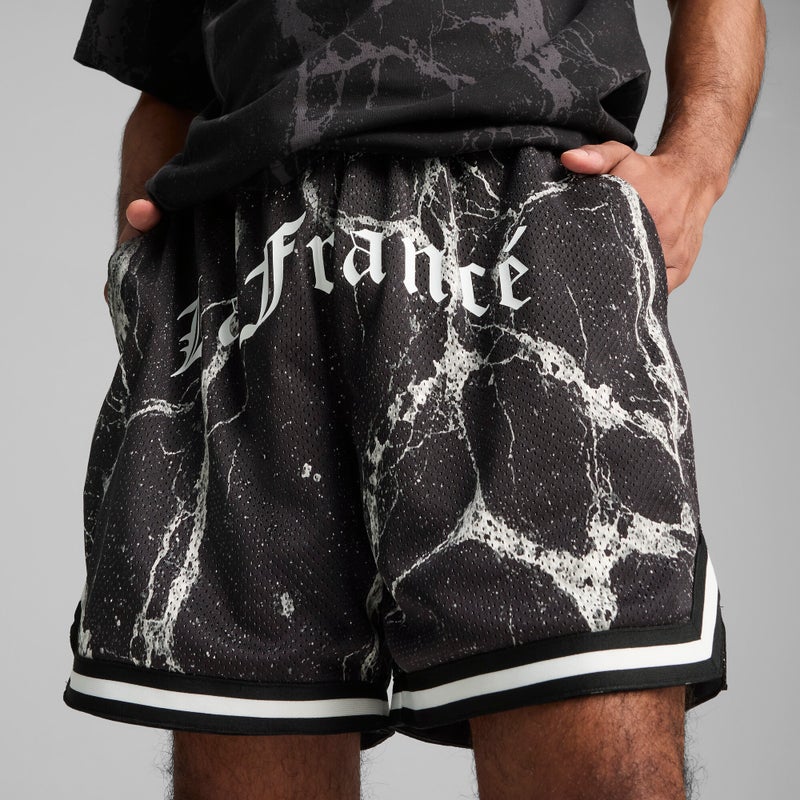 بوما شورت كرة السلة PUMA HOOPS x LAFRANCÉ Written in Chrome للرجال - Image 2