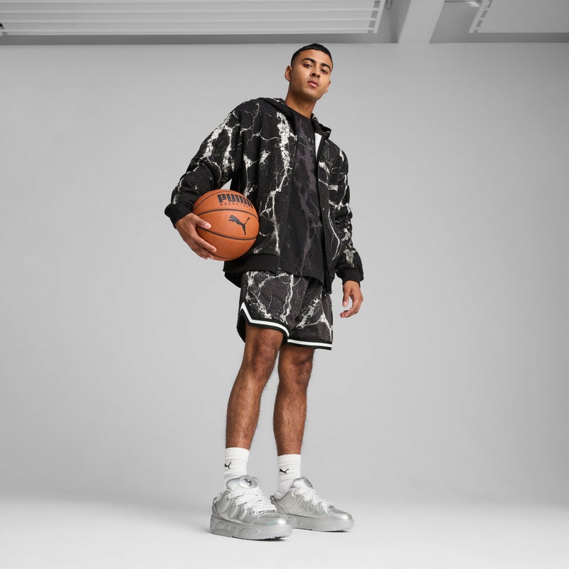 بوما شورت كرة السلة PUMA HOOPS x LAFRANCÉ Written in Chrome للرجال - Image 3