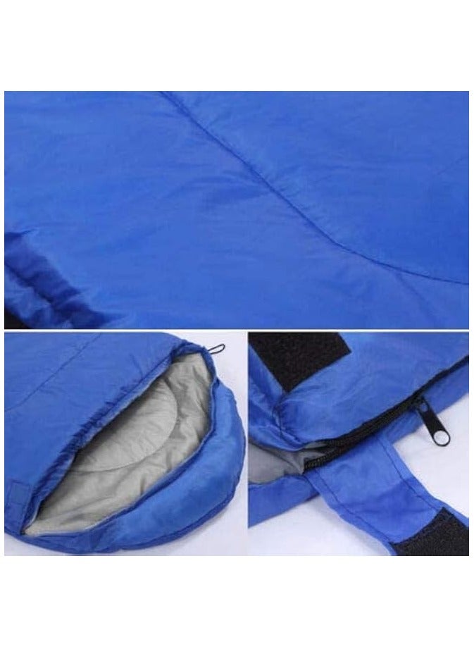 Green Tiger 4 Season Sleeping Bag Waterproof Outdoor Camping Hiking Envelope Single Zip (Blue), STANDARD - Image 3