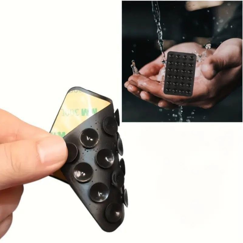 HVG TRADERS Silicone Suction Phone Case Adhesive Mount, Suction Phone Case Mount Anti-Slip Hands-Free Mobile Accessory (Pack of-4) - Image 2