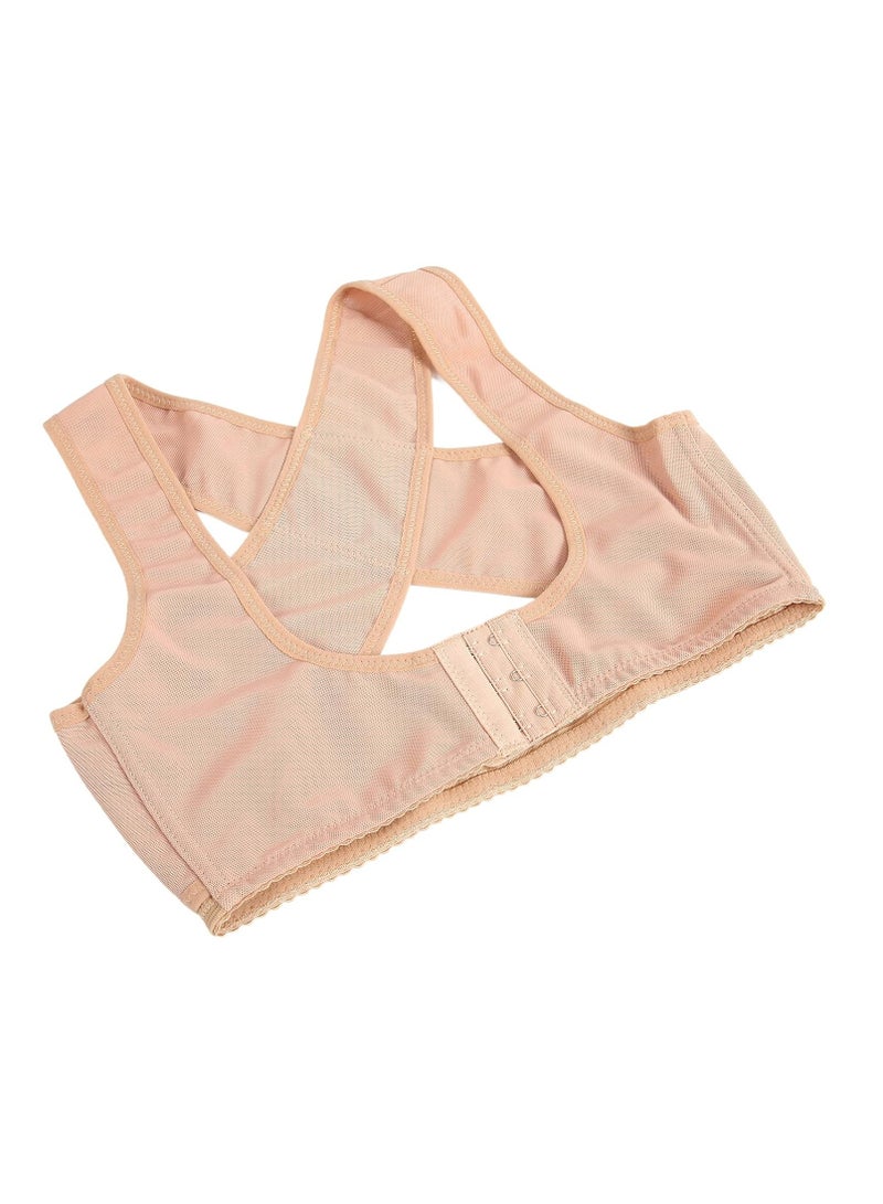 DubaiGallery Bra Support Shaper, Posture Corrector Breathable Women Chest Shapewear Adjustable 3 Row Buckle Skin Friendly for Waist Support for Home Travel - Image 3