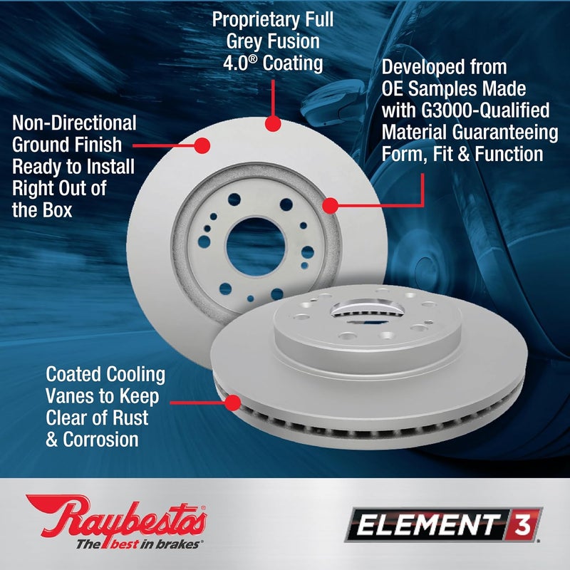Raybestos 980636FZN Rust Prevention Technology Coated Brake Rotor - 1 Pack - Image 5