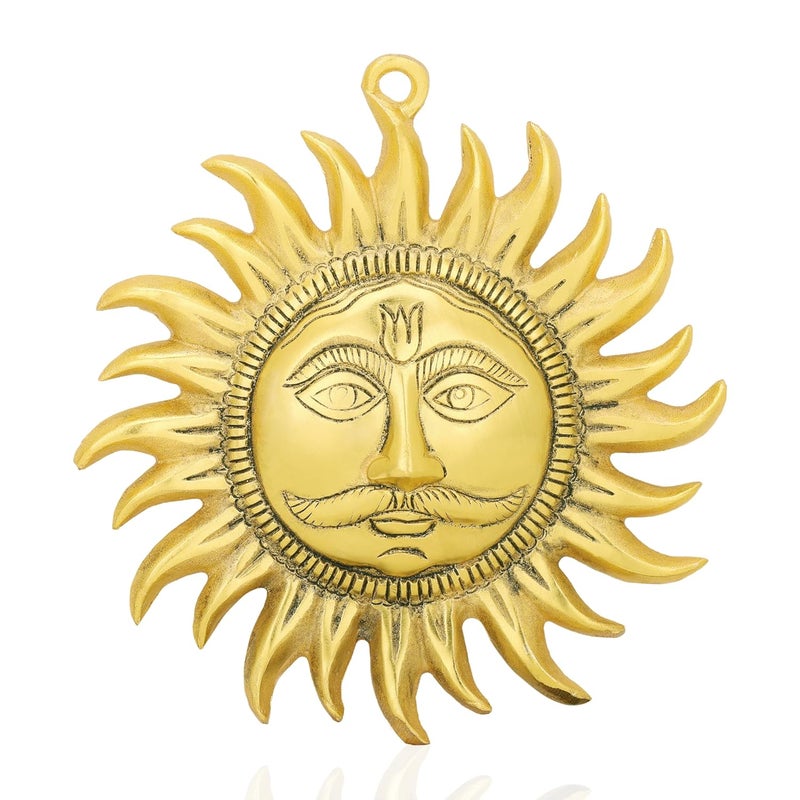 Craft Trade Sun Idol Face Wall Hanging Decorative Items for Home Enterance Door and Office Dcor Vastu Items for Home for Good Luck - Image 1
