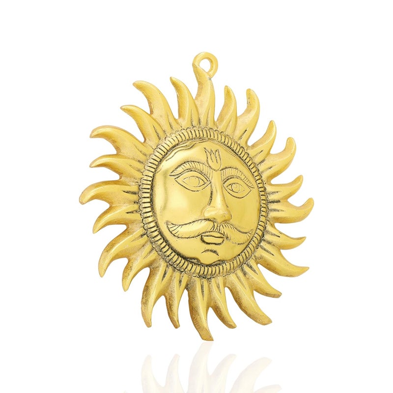 Craft Trade Sun Idol Face Wall Hanging Decorative Items for Home Enterance Door and Office Dcor Vastu Items for Home for Good Luck - Image 2