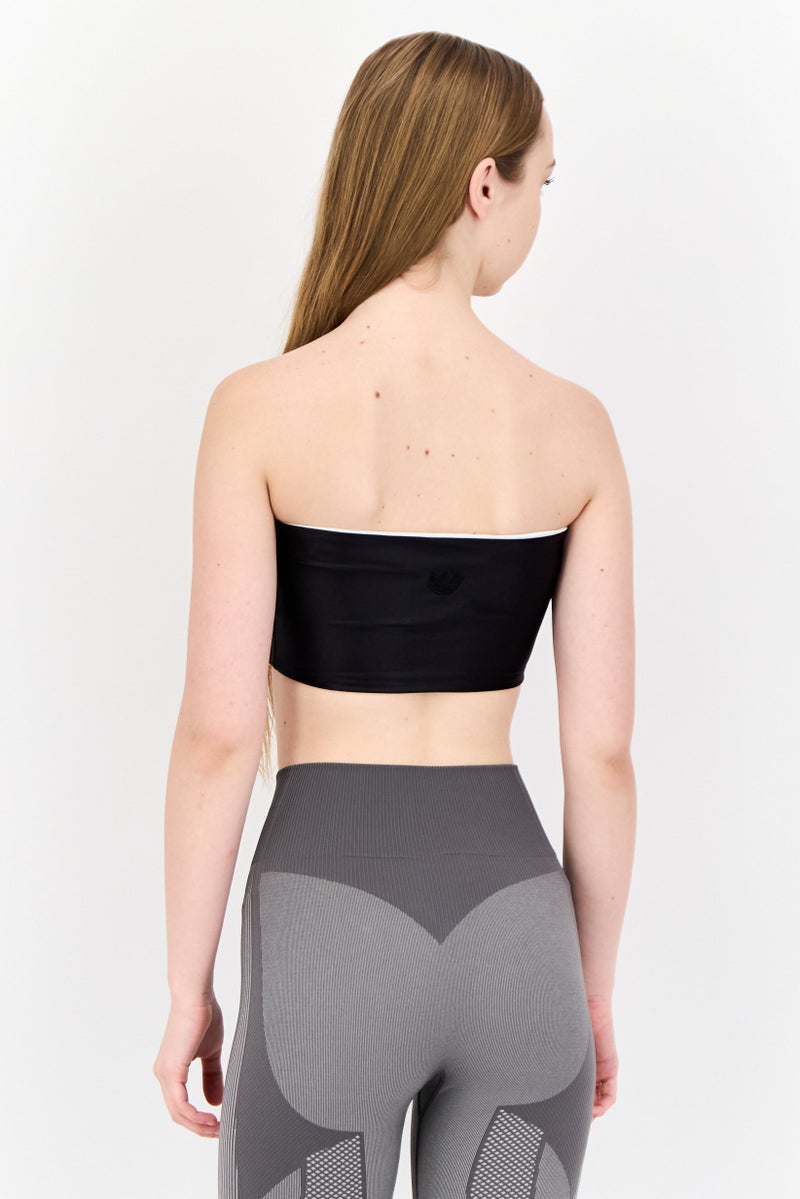 adidas Originals Women Sportswear Fit Strapless Outdoor Loop Tube Top, Multicolor  - Image 3