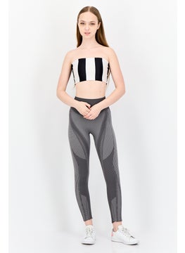adidas Originals Women Sportswear Fit Strapless Outdoor Loop Tube Top, Multicolor  - Image 4