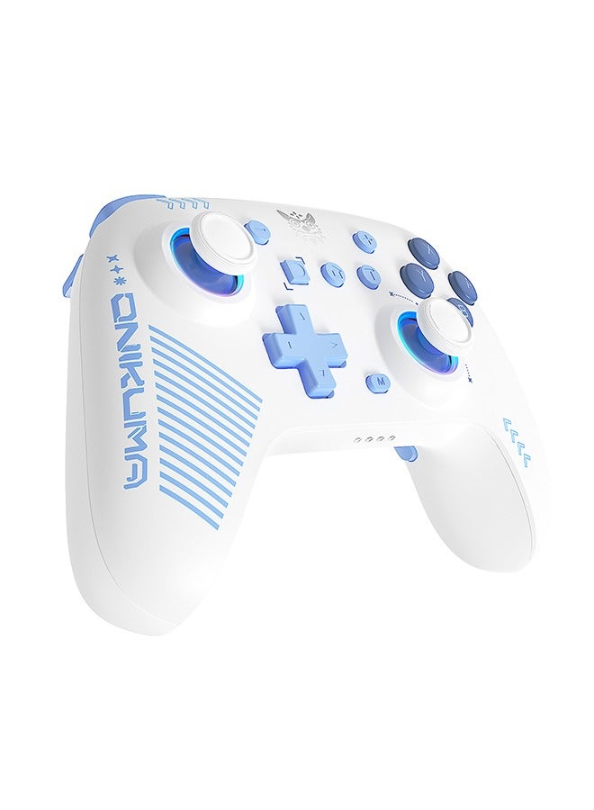 onikuma C1 Wireless Gaming Gamepads Dual Modes Mechanical Buttons Controller With RGB Cycle Lighting Effect Hall Gaming Joystick  - Image 1