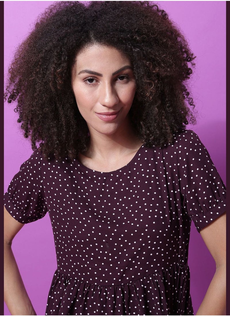 Campus Sutra - Round Neck Blouse - Image 1