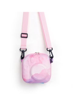 Generic Colorful Hard EVA Case for Fuji Instax Mini 12/Mini 40/ Mini 11/Mini 99/Mini 90/ Mini 9/Mini 8/Mini 7+ Camera Instant Camera Storage Bag with Shoulder Strap - Dreamy Cloud  - Image 5