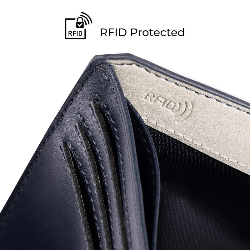 scarters Faux Leather Abundance Wallet For Men | Rfid Protected | Mindful Microfibre | 6 Card Slots & 2 Hidden Pockets | 15 Month Warranty (Grey) - Image 2