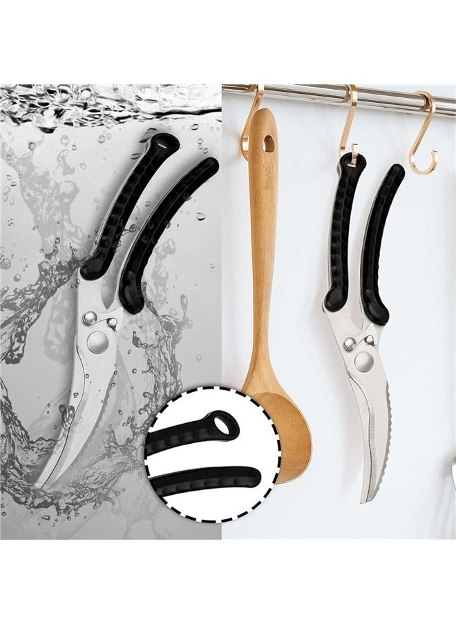 Generic Heavy Duty Kitchen Shears, Spring Loaded Poultry Shears Stainless Steel Chef Scissors for Bone, Chicken, Poultry, Fish  - Image 4
