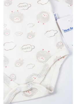 Murat Baby Lamb Cloud Printed Unisex Snap Bodysuit  - Image 4