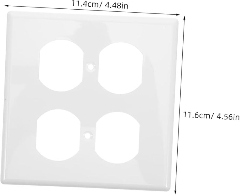 Unbreakable Elegant Wall Socket Covers Set Of 4 For Home And Bathroom - Image 3