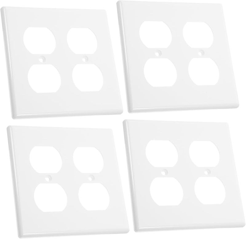Unbreakable Elegant Wall Socket Covers Set Of 4 For Home And Bathroom - Image 1