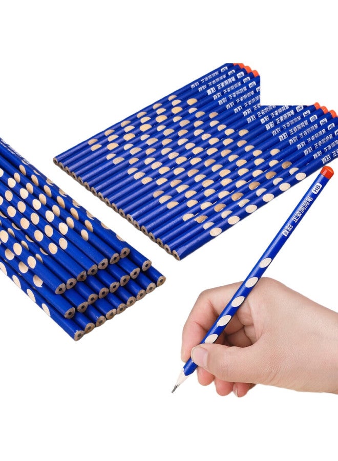 Truecolor Hb Perforated Pencils, 12-Pack, For Elementary School Students, Children, Posture Correction, Kindergarten Handwriting Practice, Triangular Wooden Shaft, Easy-Grip Top, Gift, Zc180 - Image 2
