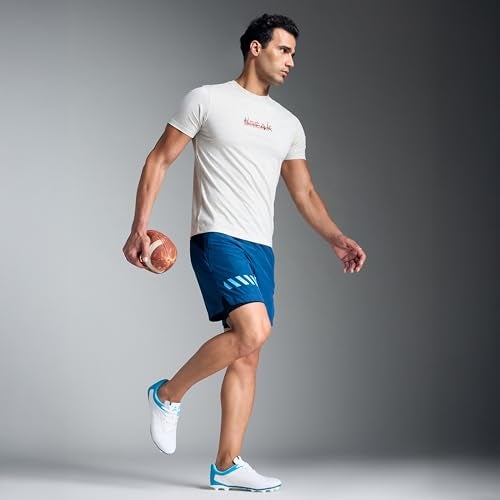 AVANT Men's TurboKick Football Shoes - Cushioned Insoles, Anti Skid Shoes with Studds, Outdoor Lightweight Football Boots Ideal for Hard, Ground Surfaces (AVMSH174CL01UK8_UK8_White) - Image 2