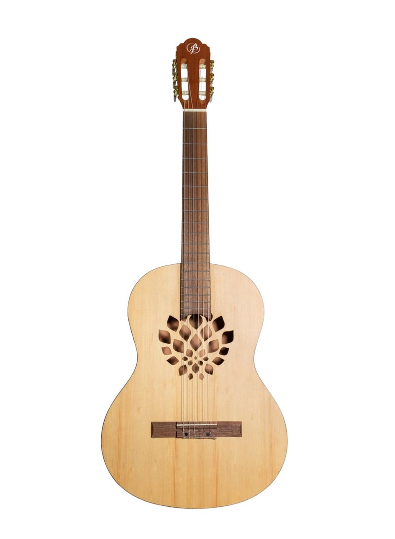 Bamboo Classical Guitar GC-39 PRO Slim 4/4 – Spruce Top, Sapele Body, with Gig Bag - Image 1