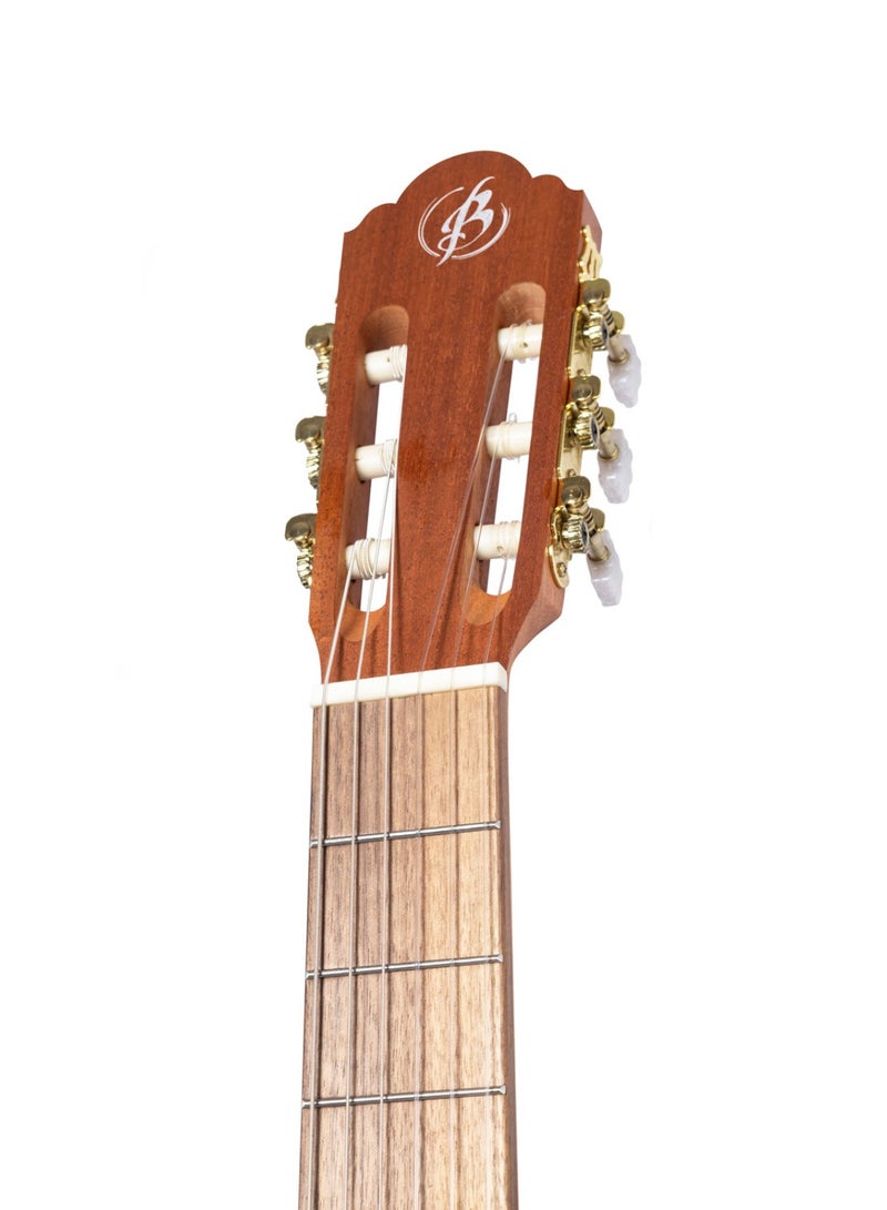 Bamboo Classical Guitar GC-39 PRO Slim 4/4 – Spruce Top, Sapele Body, with Gig Bag - Image 3
