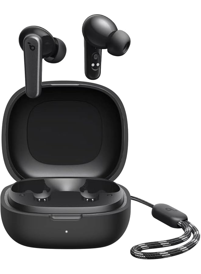 erorex Earphone Silicone Case For Soundcore P20I Ultra Thinsoft Protective Cover Slim Fit Anti Fall Not Easy To Dirty Headphonecase With Lanyard Black Silicone Case Only - Image 1