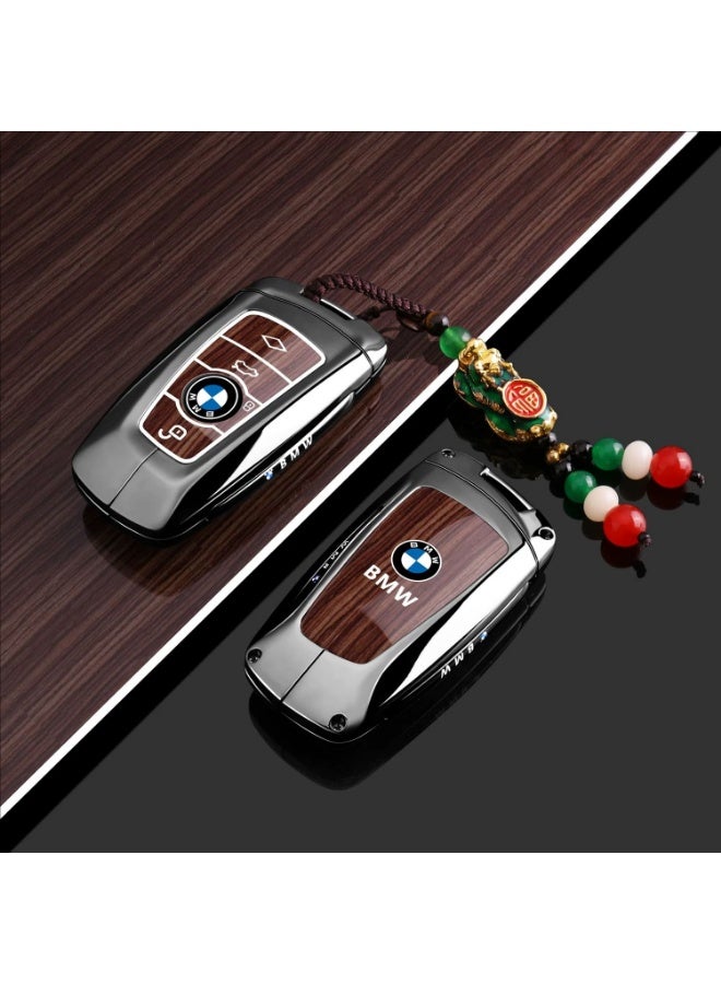 BMW High end car key protection cover suitable for BMW 5 Series/5257/3 Series 330/i7X1X3X5X6X7 car key shell case - Image 1